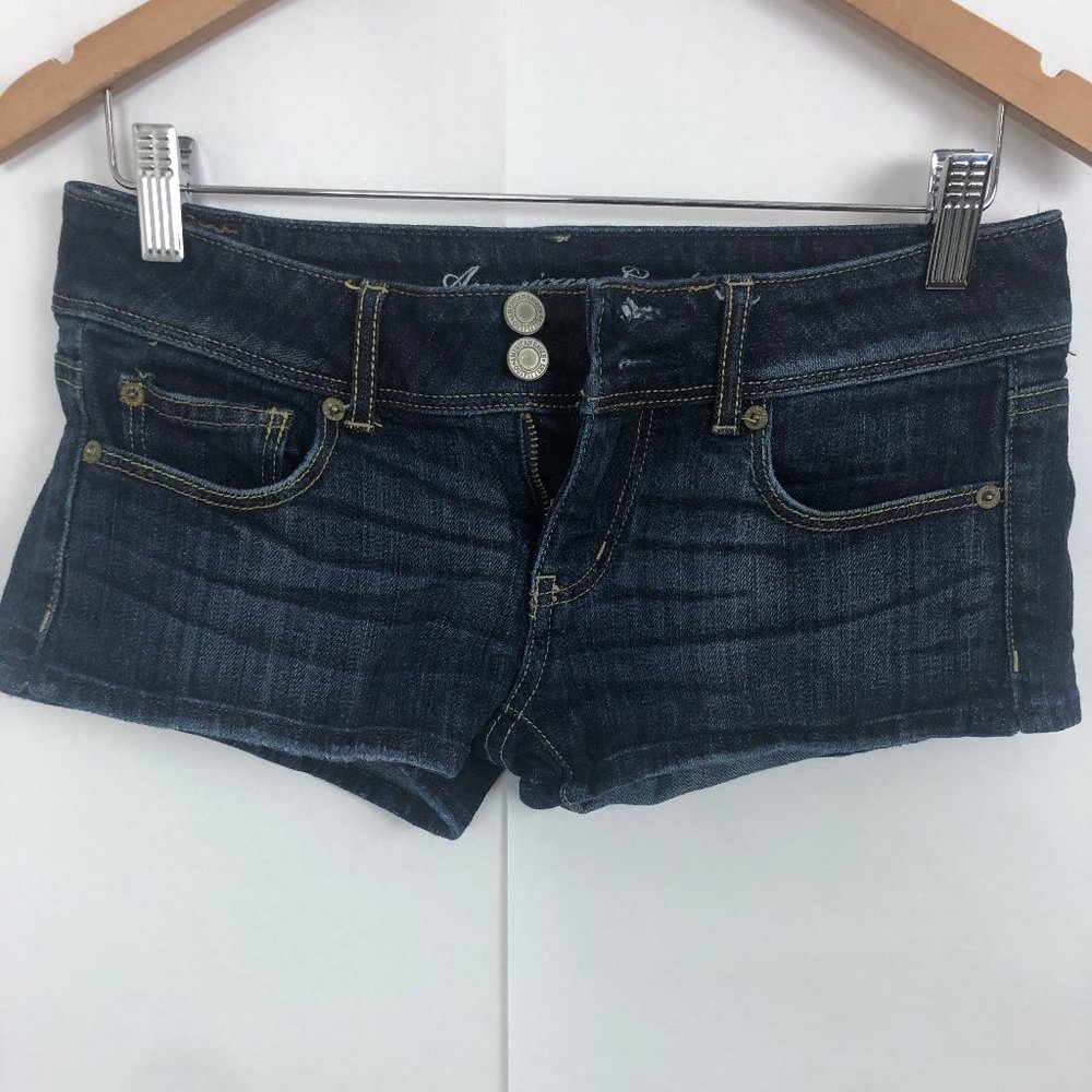 American Eagle Double Button Blue Jeans Size 4